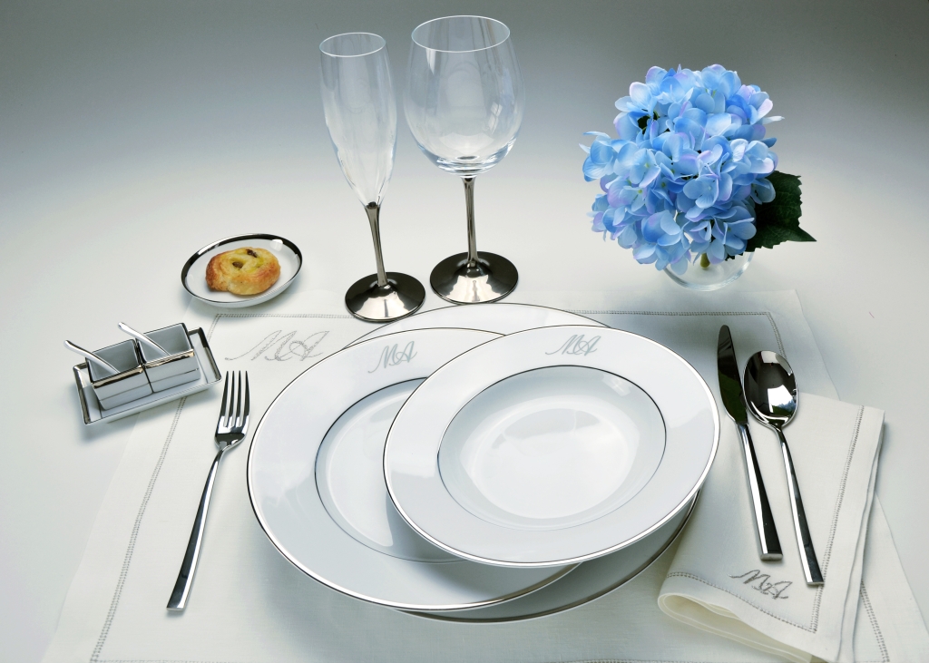 Mazarin decoro 2 filetti + sigla platino