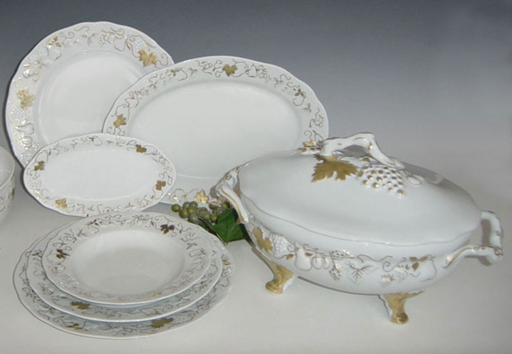Servizio tavola ´California Rilievo oro´