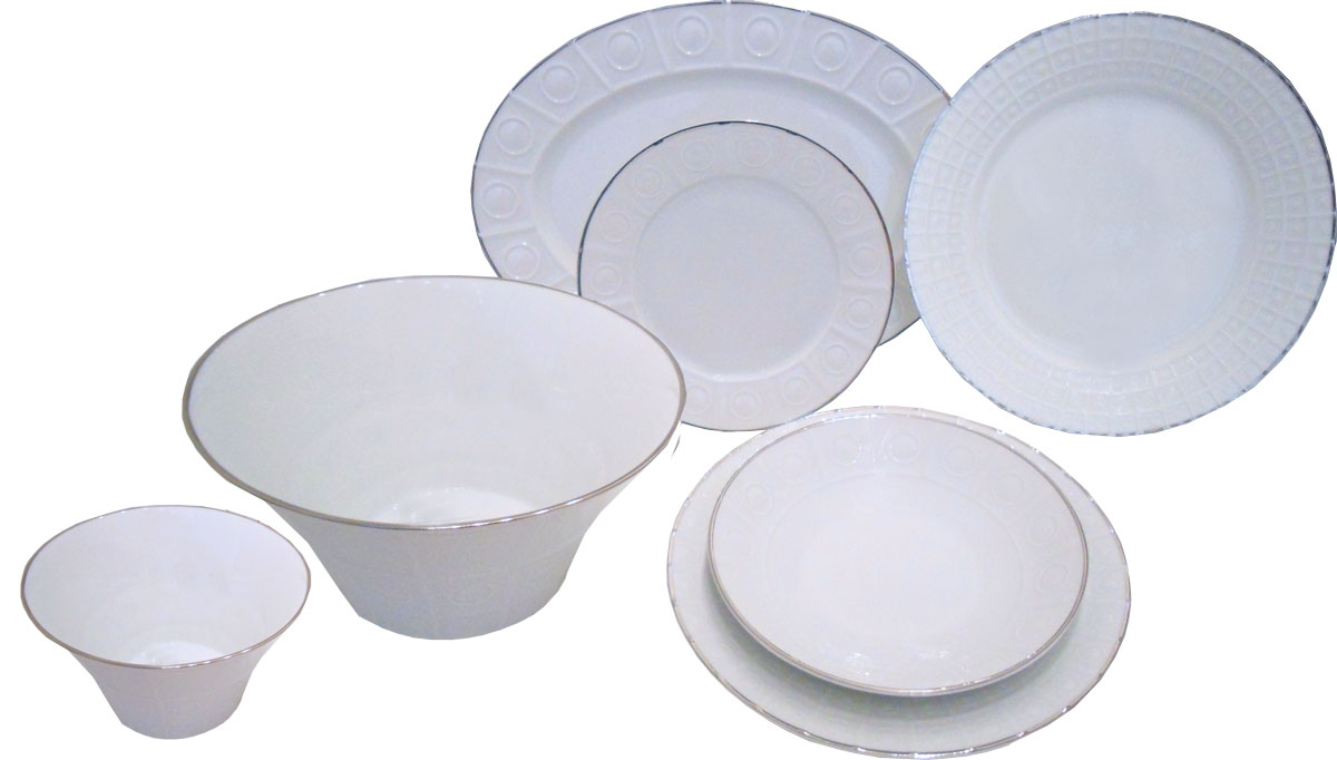 Servizio tavola ´Osmose Filo Platino´